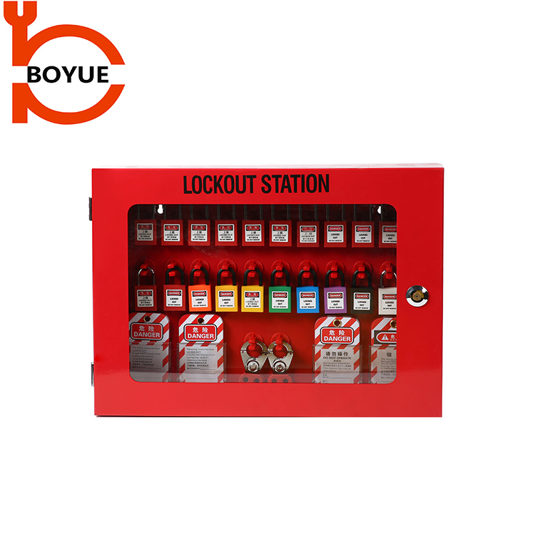China Boyue Industrial Red Steel Management Lockout Station